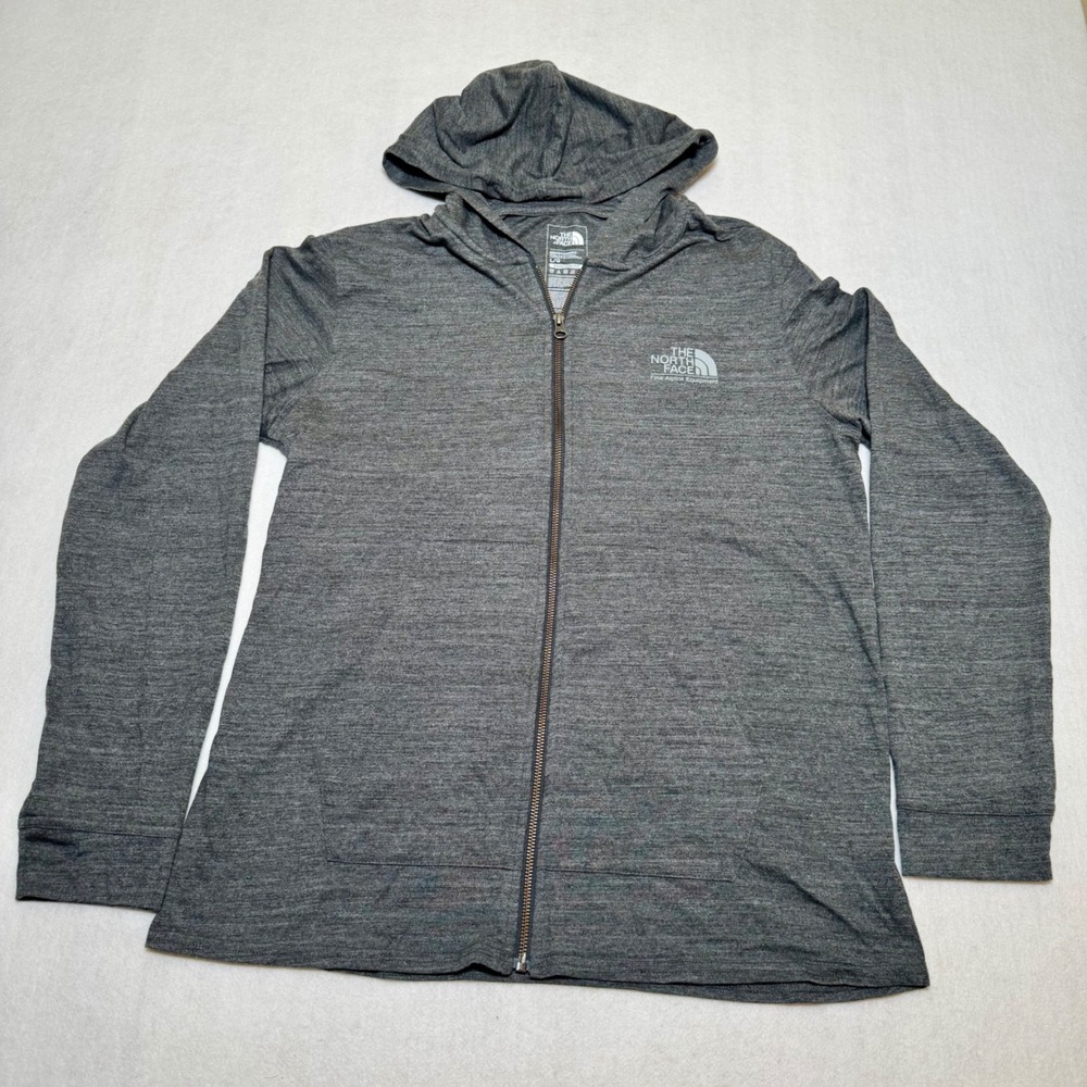The North Face Mens Gray Fine Alpine Equipment Full Zip Hoodie Large A3SXR